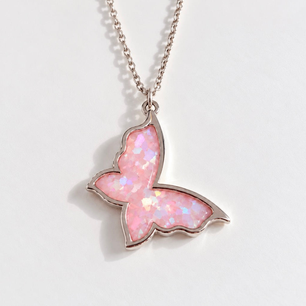 Pink Dreamwing Necklace