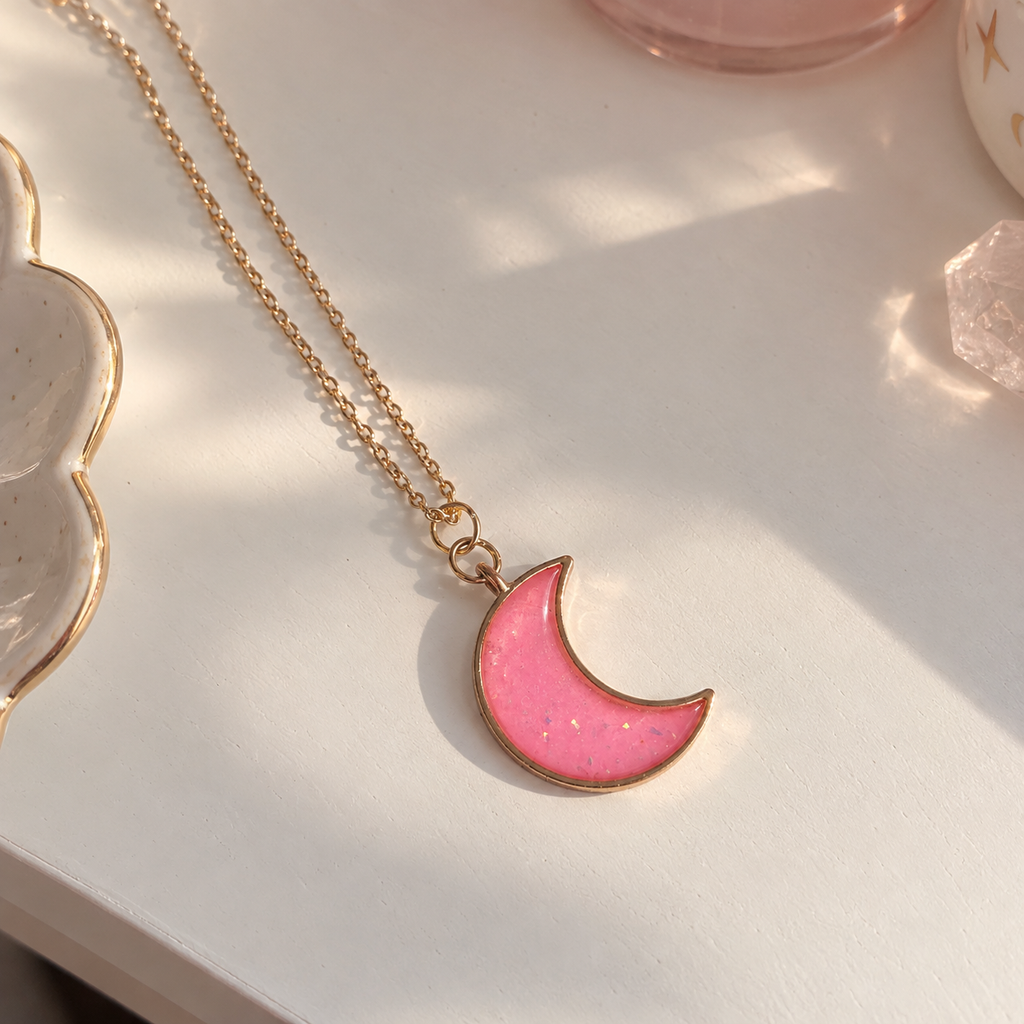 Strawberry Moon Necklace