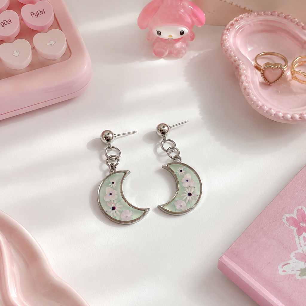 Moon Garden Earrings